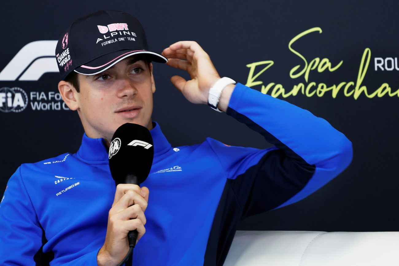 Franco Colapinto durante el GP de Bélgica en 2025.