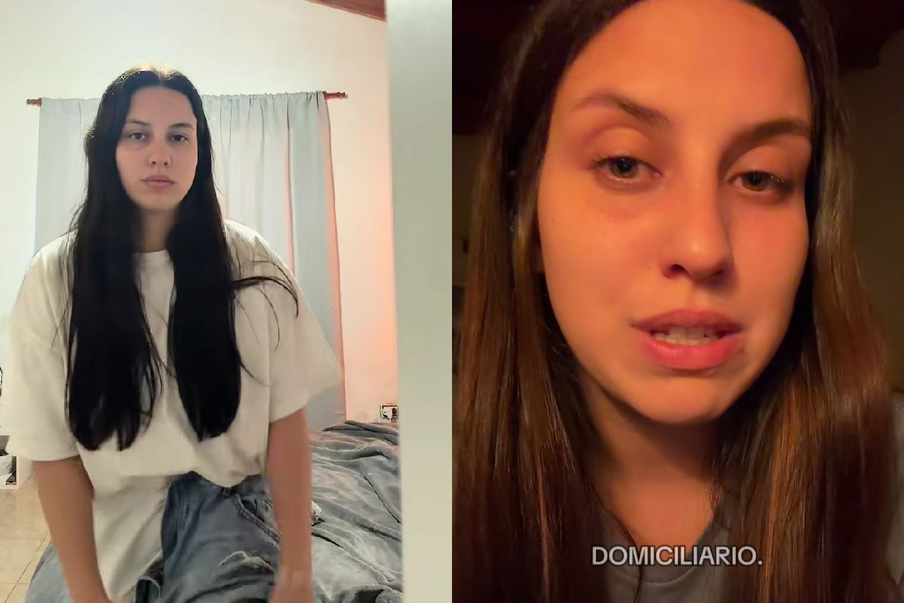 Tiene 23 años, lleva cinco meses con tobillera electrónica y sus videos en TikTok son furor