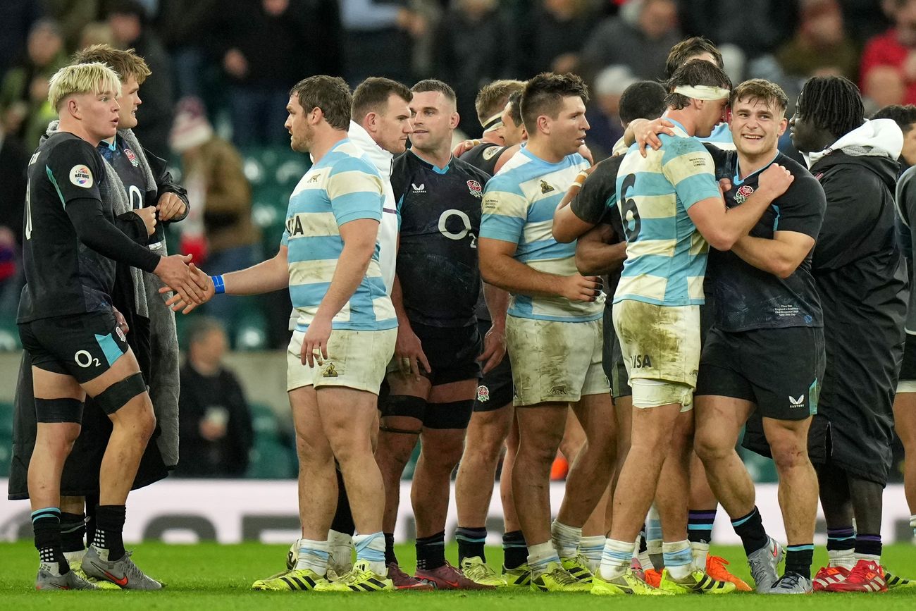 Los Pumas e Inglaterra se enfrentaron en noviembre de 2025 en Twickenham.