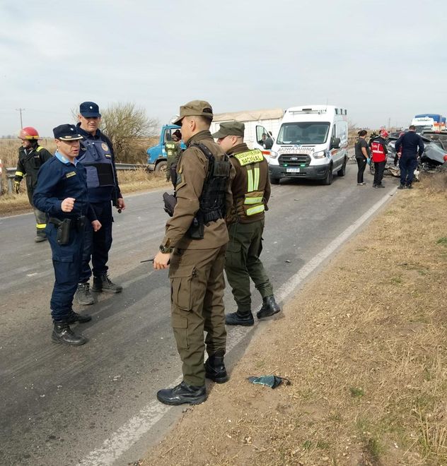 Grave choque múltiple en el sur de Córdoba, en la ruta nacional 35. 