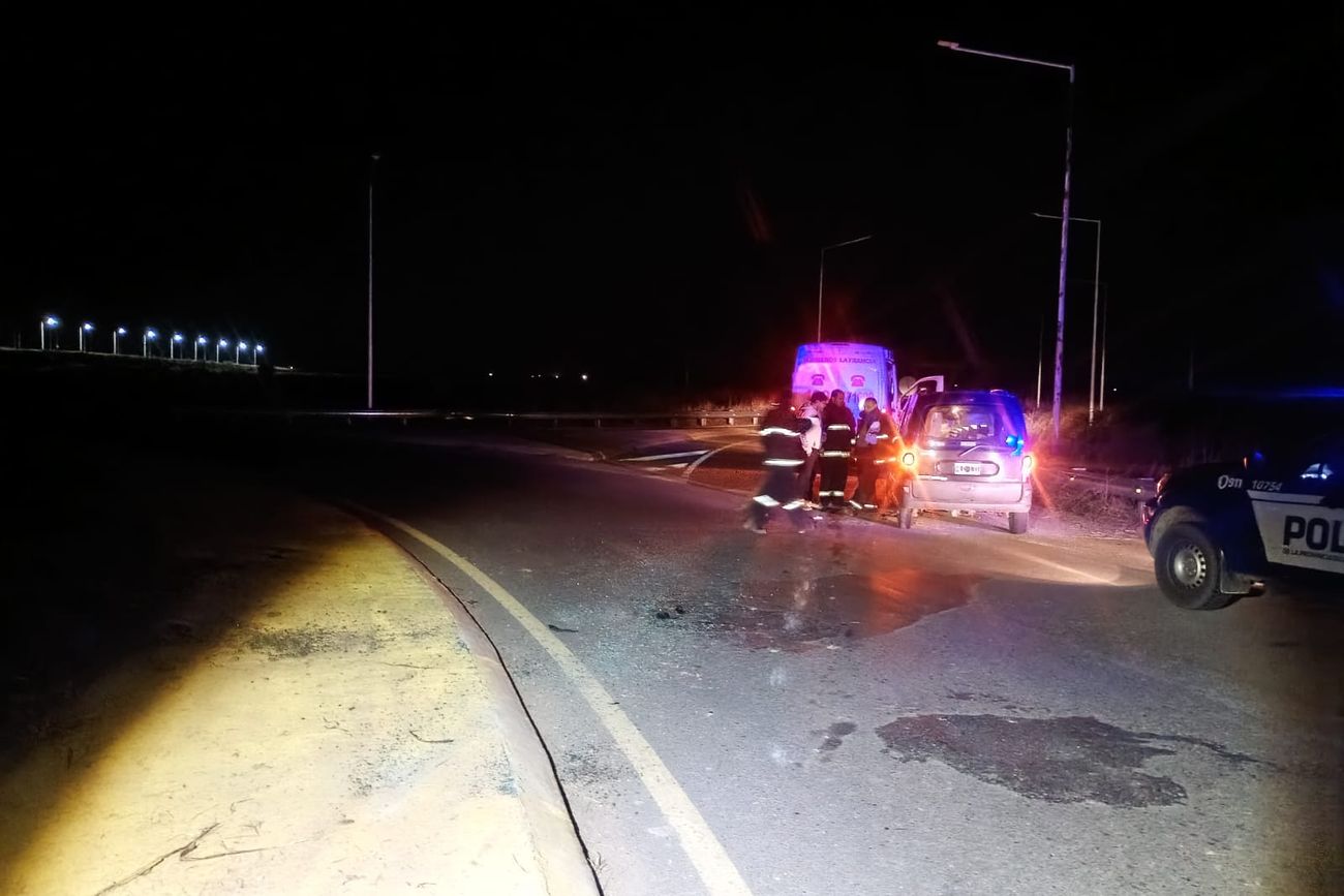 La zona del impacto. (Policía)
