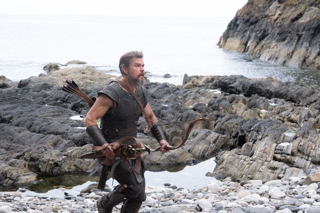 Matt Damon como Odiseo en "La Odisea".