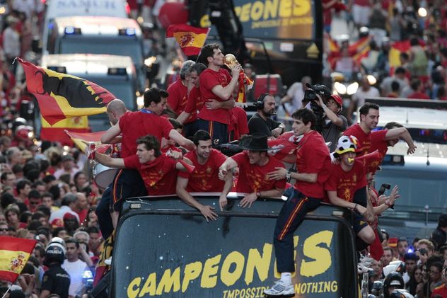 España jugó una sola final por la Copa del Mundo, en el 2010.