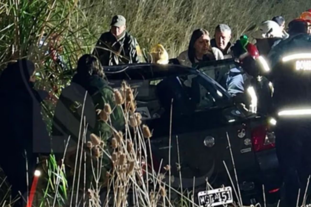 Tragedia en la ruta 88: murió un remisero y una jugadora de vóley de 15 años está grave