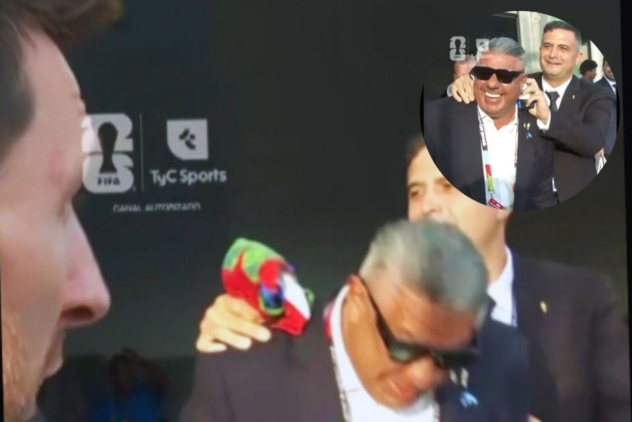 El divertido cruce entre el Chiqui Tapia y Messi tras la clasificación: "Leo, me están secando la nuca"