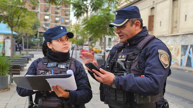 Operativo en el Patio Olmos.