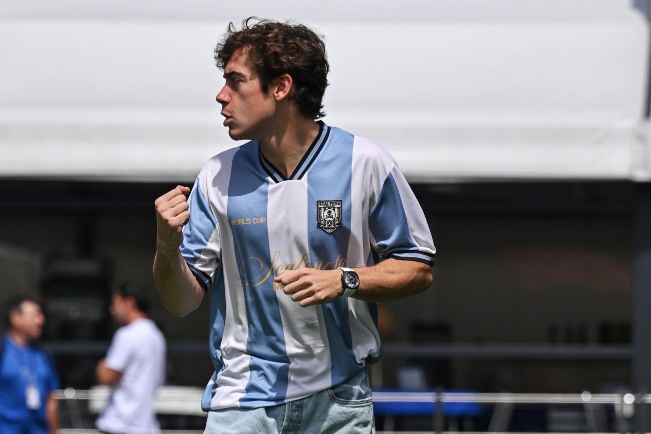 La locura de Franco Colapinto por la clasificación de Argentina en el Mundial.