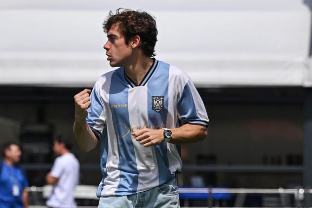 La locura de Franco Colapinto por la clasificación de Argentina en el Mundial.