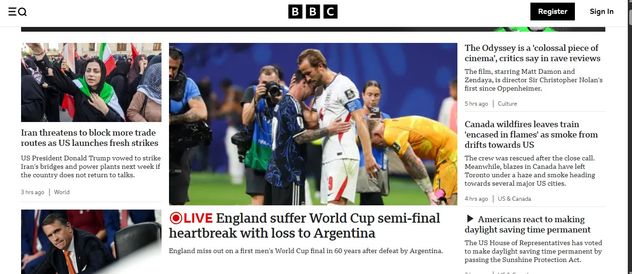 Así reaccionaron los medios ingleses frente a la victoria de Argentina