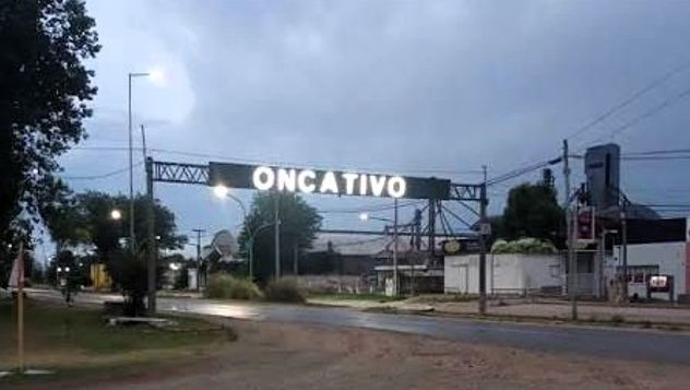 Ciudad de Oncativo, en el departamento Río Segundo. 