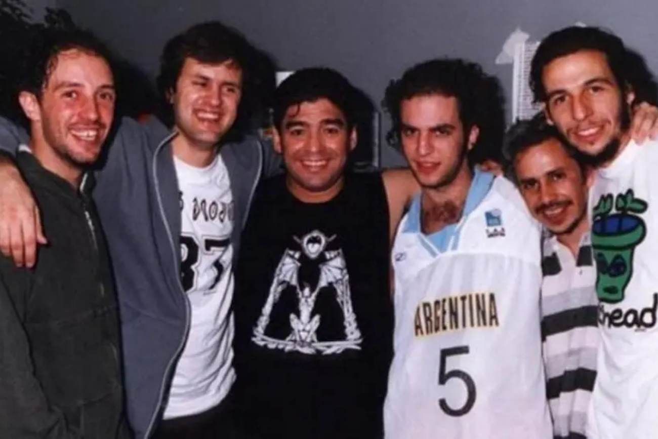 Los Piojos y Diego, afinidad total. 