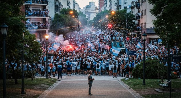 El motivo por el que algunas personas evitan las multitudes durante los festejos de la Selección.