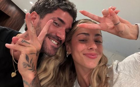 El tierno festejo de Tini Stoessel con Rodrigo de Paul tras la victoria de Argentina ante Inglaterra.