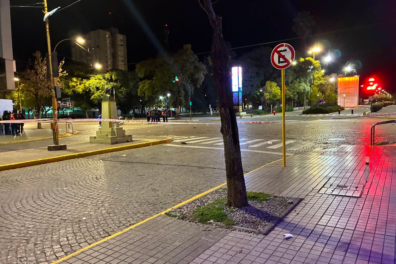 El lugar en el centro de San Francisco donde se festejaba el triunfo argentino mundialista, y en el que ocurrió el crimen. 
