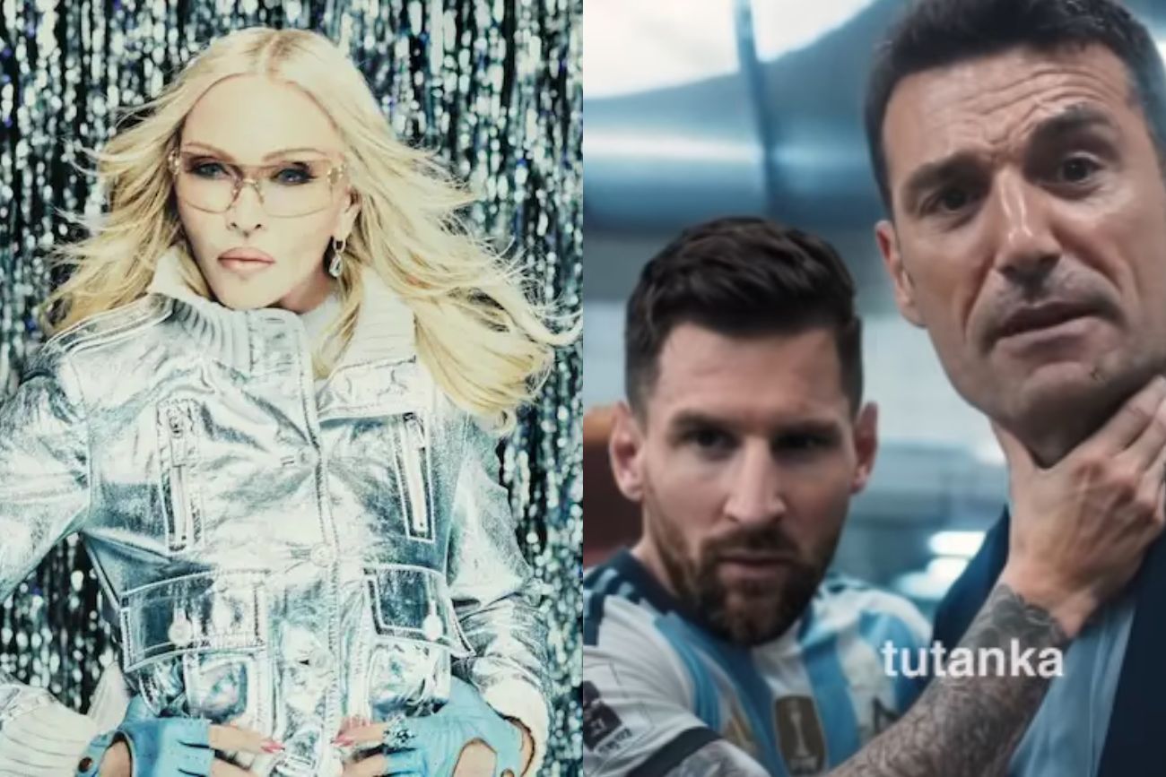 Madonna compartió un video de la Scaloneta "bailando" al ritmo de uno de sus hits