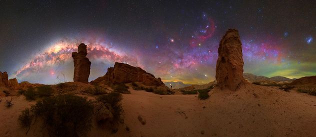 La foto premiada del astrofotógrafo argentino Gonzalo Santile. Fue tomada en Cafayate.