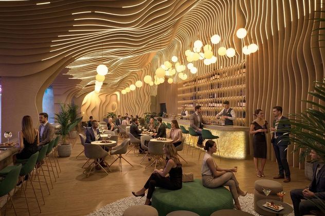El proyecto contempla plateas, campo, palcos ejecutivos, sectores VIP, áreas gastronómicas, espacios para prensa y backstage bajo estándares internacionales, además de tecnología avanzada para sonido, iluminación y visuales.