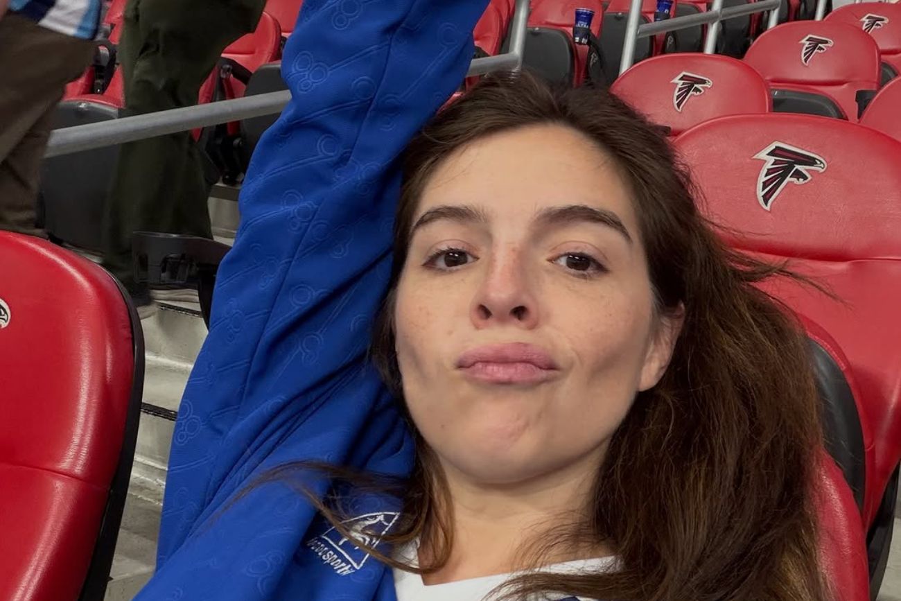 Dalma Maradona disfrutó el triunfo de la selección argentina desde el estadio.