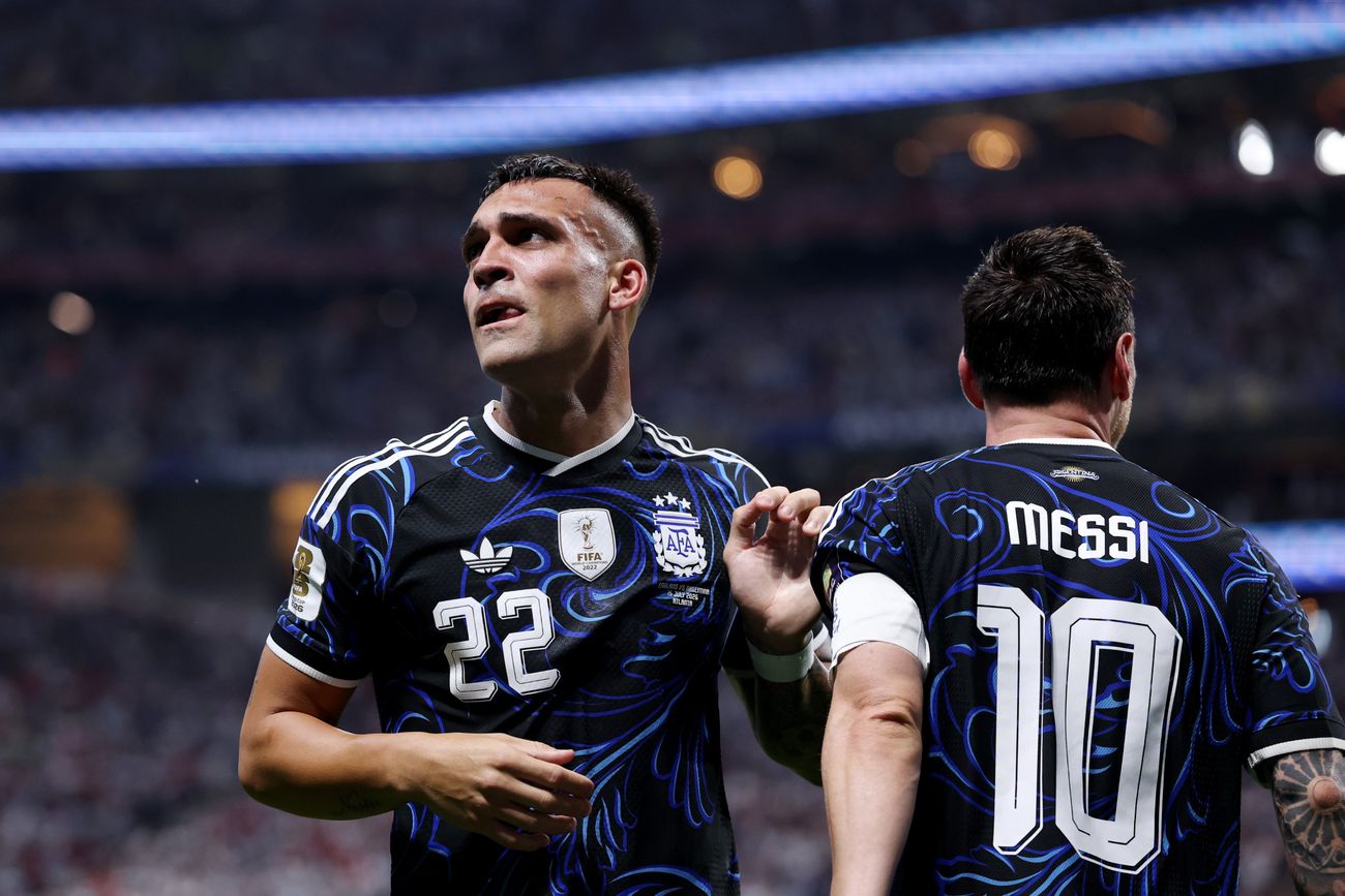 Lautaro Martínez y su gol más emotivo.