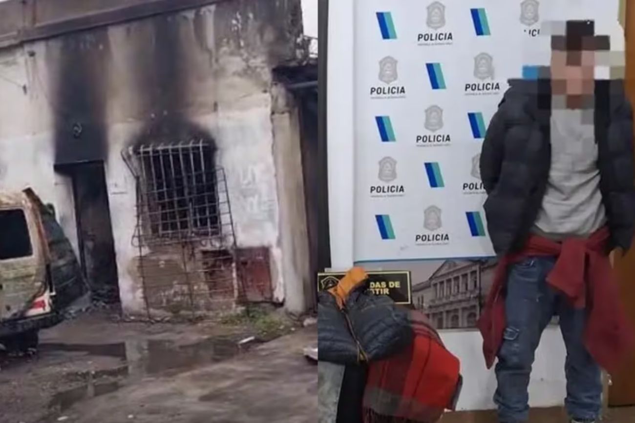 Detuvieron al sospechoso del doble homicidio e incendio intencional