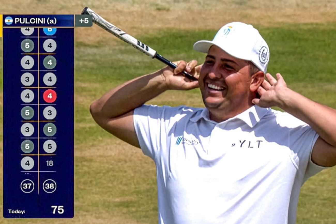Mateo Pulcini, golfista argentino.