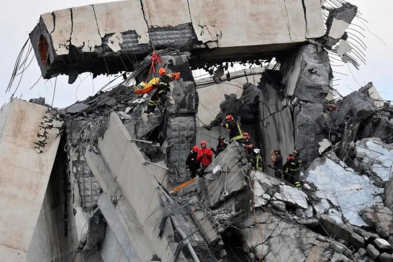 Justicia en Italia: condenaron a 32 personas por el derrumbe del puente de Génova que dejó 43 muertos en 2018