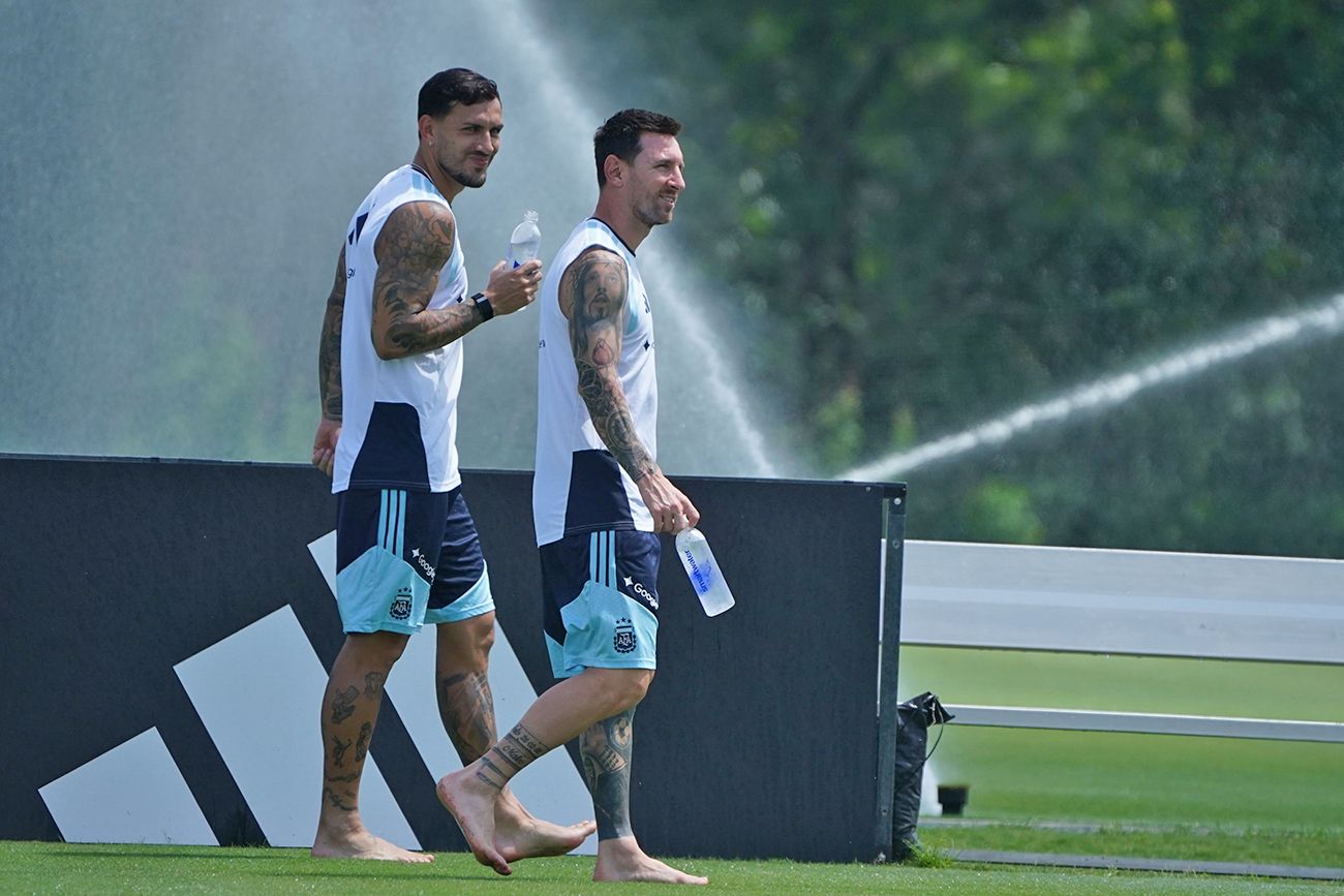 Argentina ya piensa en España: cómo fue el primer entrenamiento tras la épica ante Inglaterra y el viaje a Nueva Jersey
