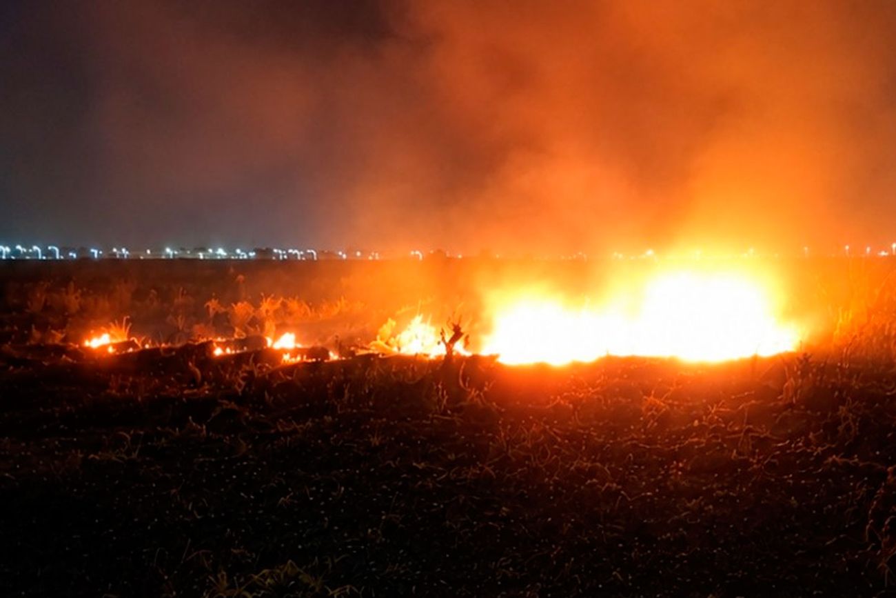 El incendio fue controlado. (Policía)