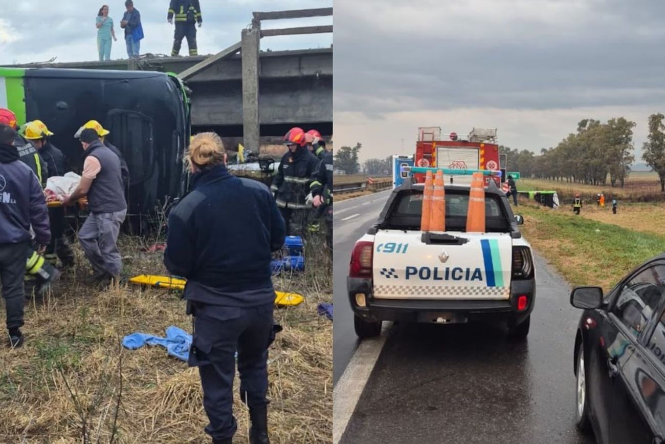 "Caminaba con el brazo quebrado": impactante relato del conductor que halló al chofer del colectivo que cayó de un puente.