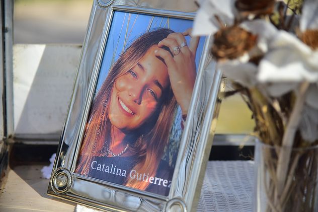 Plazoleta en barrio Inaudi por Catalina a dos años de su muerte.