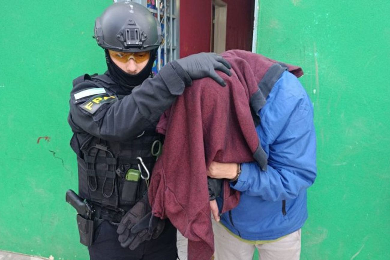 El detenido en Ciudad de Mis Sueños. (Mpfcordoba.gob.ar)