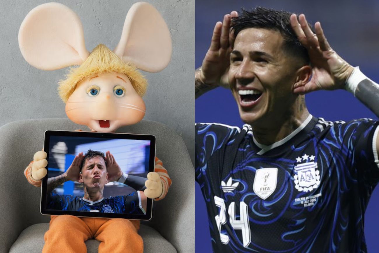 El Topo Gigio reaccionó al festejo de Enzo Fernández tras la victoria ante Inglaterra