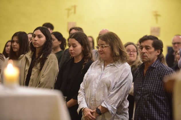 Familiares, amigos y allegados se reunieron en una misa por los dos años del femicidio de Catalina Gutiérrez.
