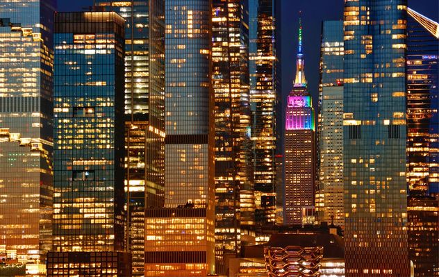 Algunas de las imágenes de Nueva York del reconocido Gary Hershorn que se verán en la muestra.