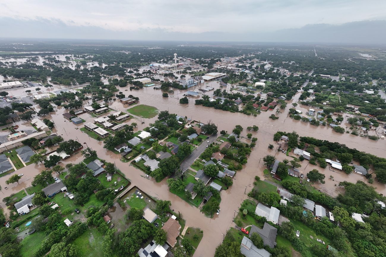 Inundaciones en Uvalde, Texas, el jueves 16 de julio de 2026.
