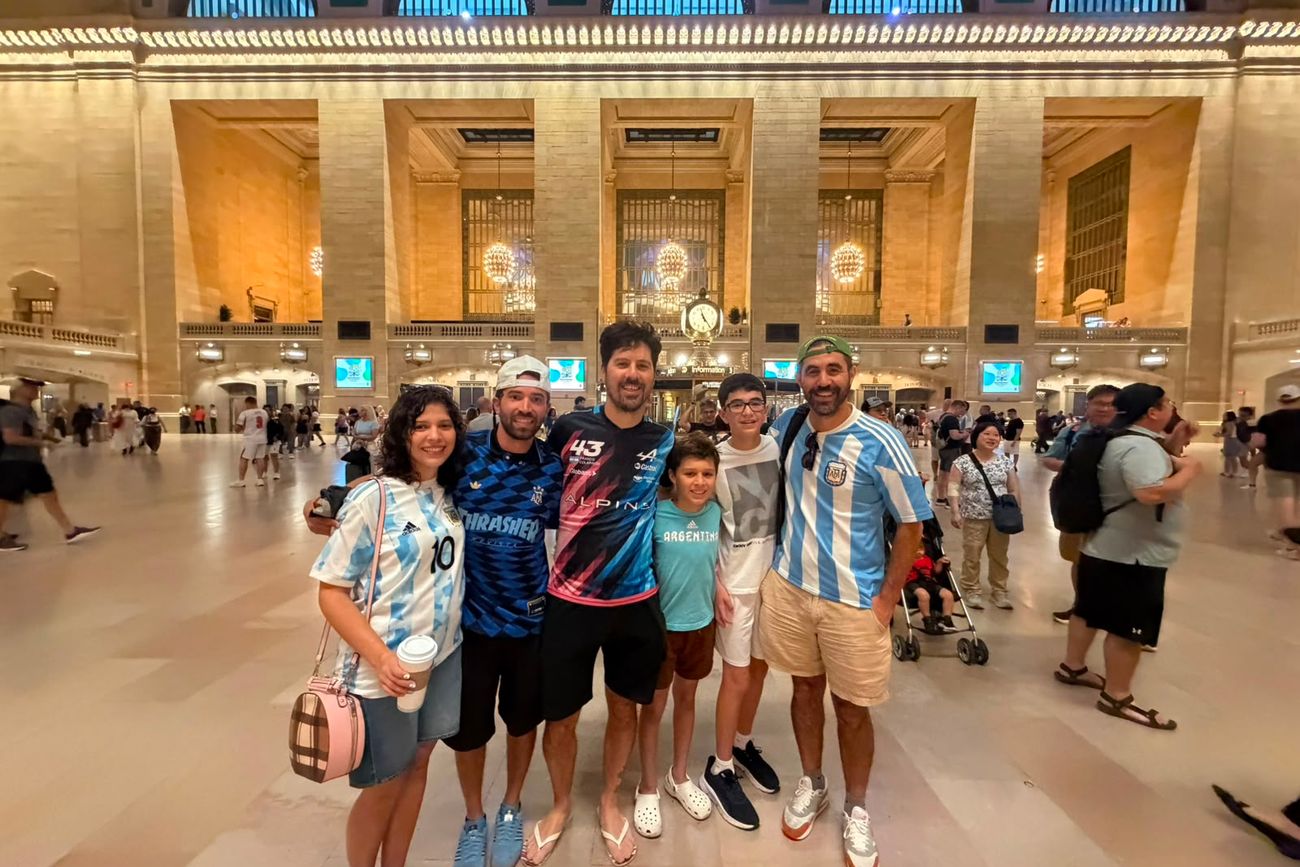 Cordobeses en la Grand Central Terminal.