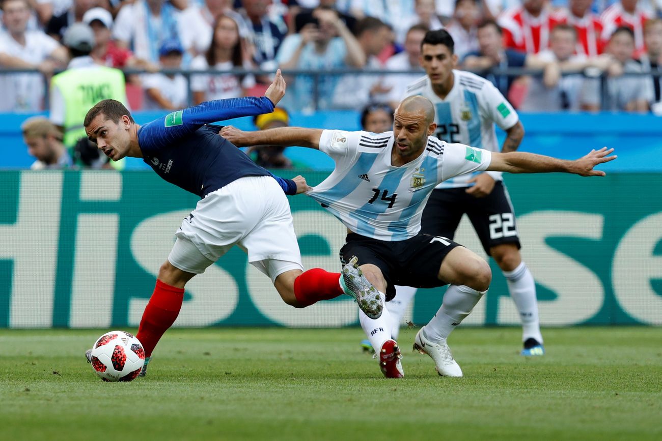 Javier Mascherano en Rusia 2018.