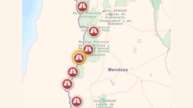 Mendoza: nevada intensa en Las Leñas, Penitentes y Villa Las Cuevas