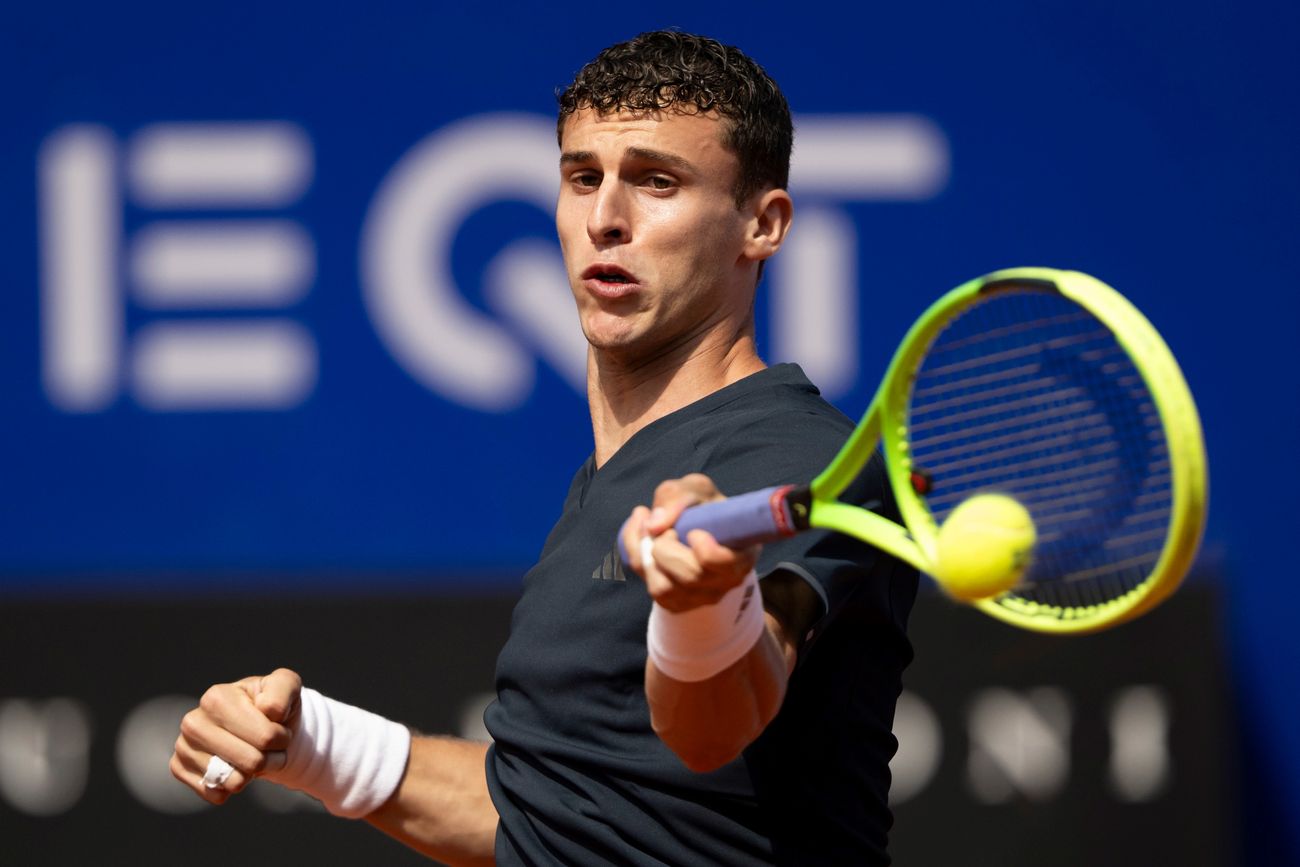 Juan Manuel Cerúndolo cayó ante Collignon y se quedó sin final en el ATP de Gstaad.