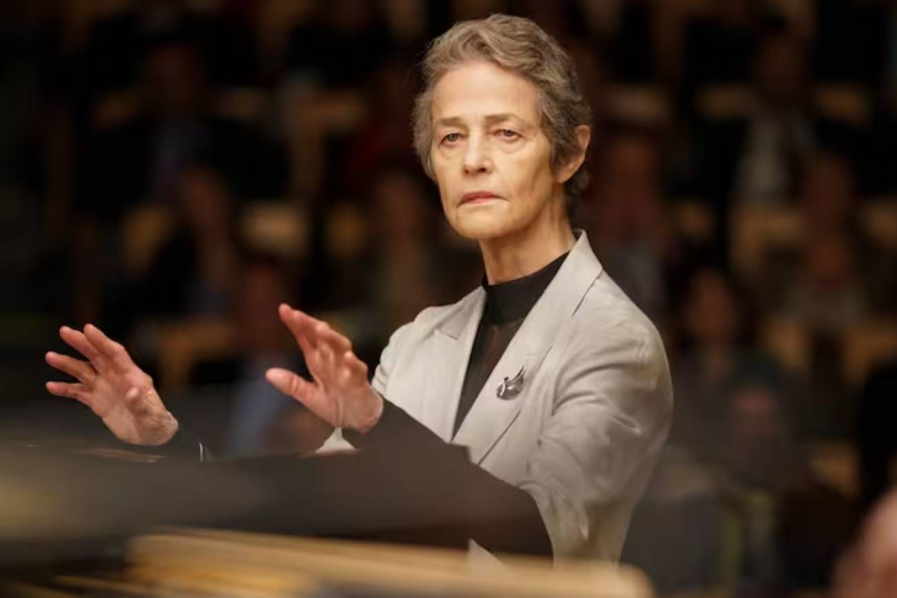 Charlotte Rampling, en un pasaje de "Dos pianos". (Cineclub Municipal)
