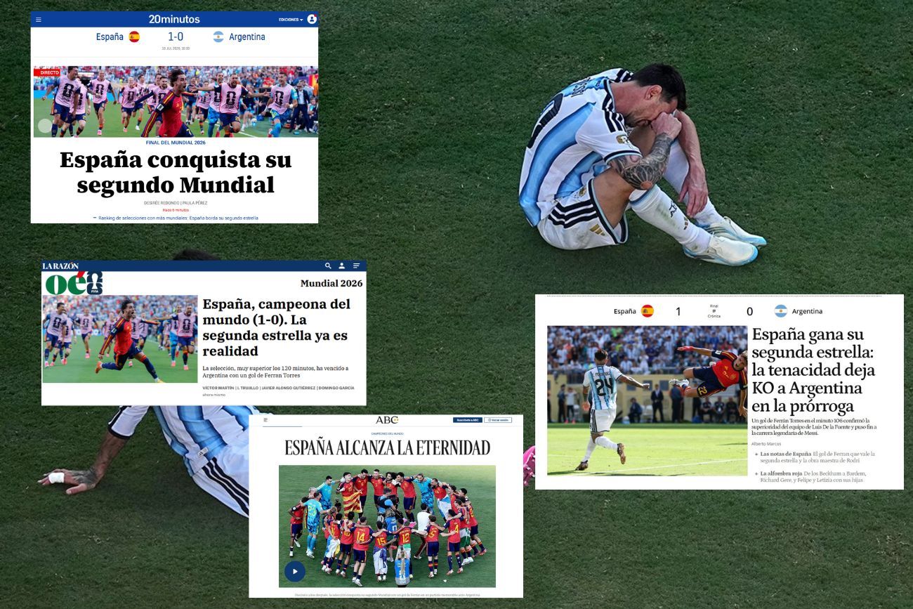 Así reaccionaron los medios españoles frente a su victoria frente a Argentina en el Mundial 2026