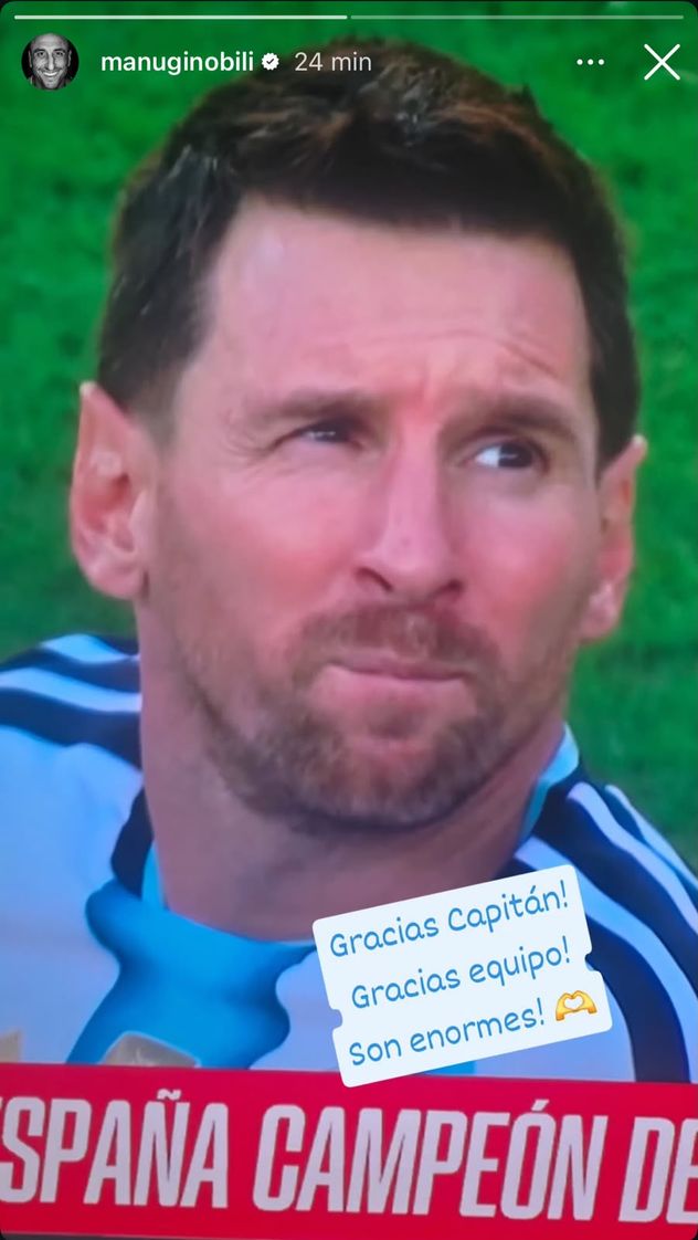 El mensaje mundialista de Manu Ginóbili.