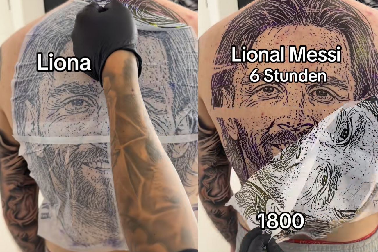 El tatuaje de Messi.