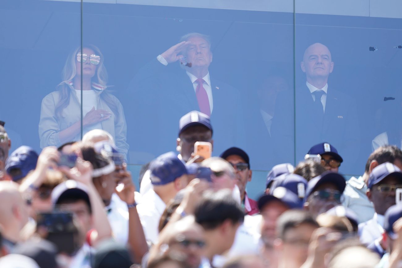 Donald Trump y Gianni Infantino, en la final del Mundial 2026.