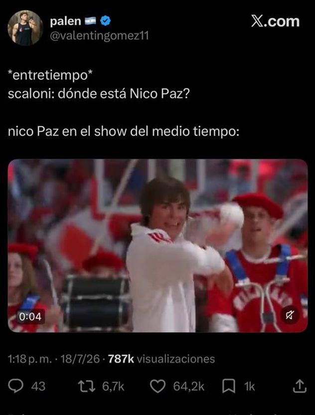 Más memes de Argentina vs. España.