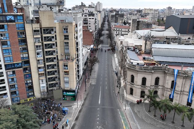 Las calles de Córdoba vacías durante la final del Mundial 2026.