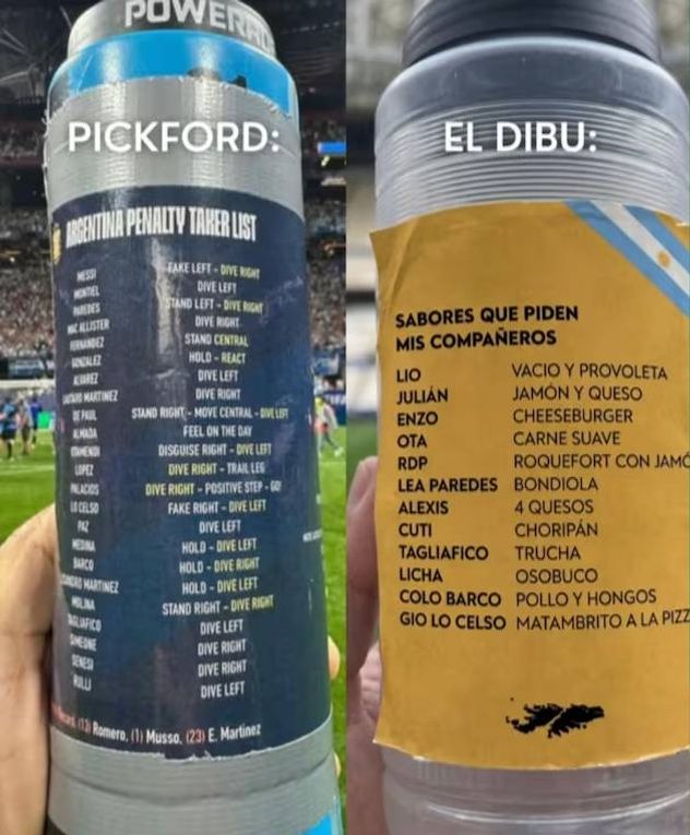 Los mejores memes de Argentina y España.