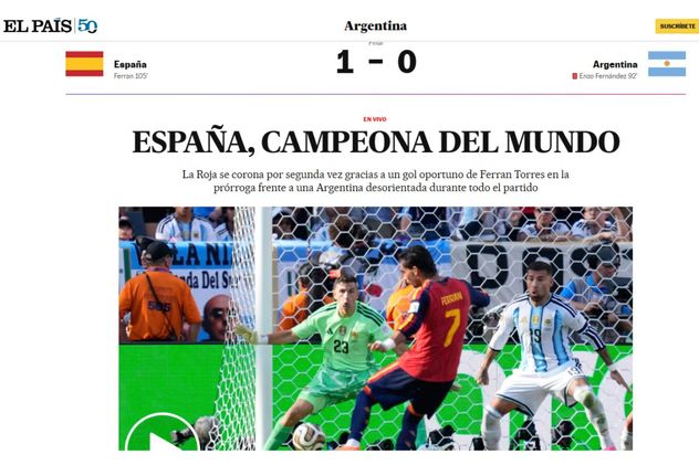 Así reaccionaron los medios españoles frente a su victoria frente a Argentina en el Mundial 2026