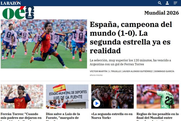 Así reaccionaron los medios españoles frente a su victoria frente a Argentina en el Mundial 2026