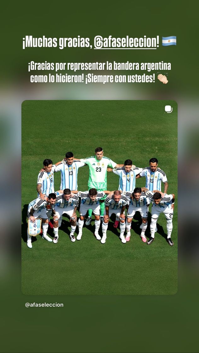 El mensaje de Los Pumas para la selección argentina de fútbol subcampeona del mundo en Estados Unidos 2026.